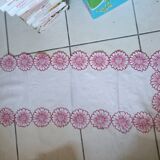 Table runner or other. Hand embroidered.