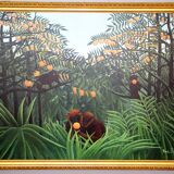 Painting "Monkeys in the jungle"