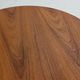 Scandinavian modern teak round coffee table, 1960's denmark