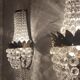 Classic crystal sconces. France 1950s.