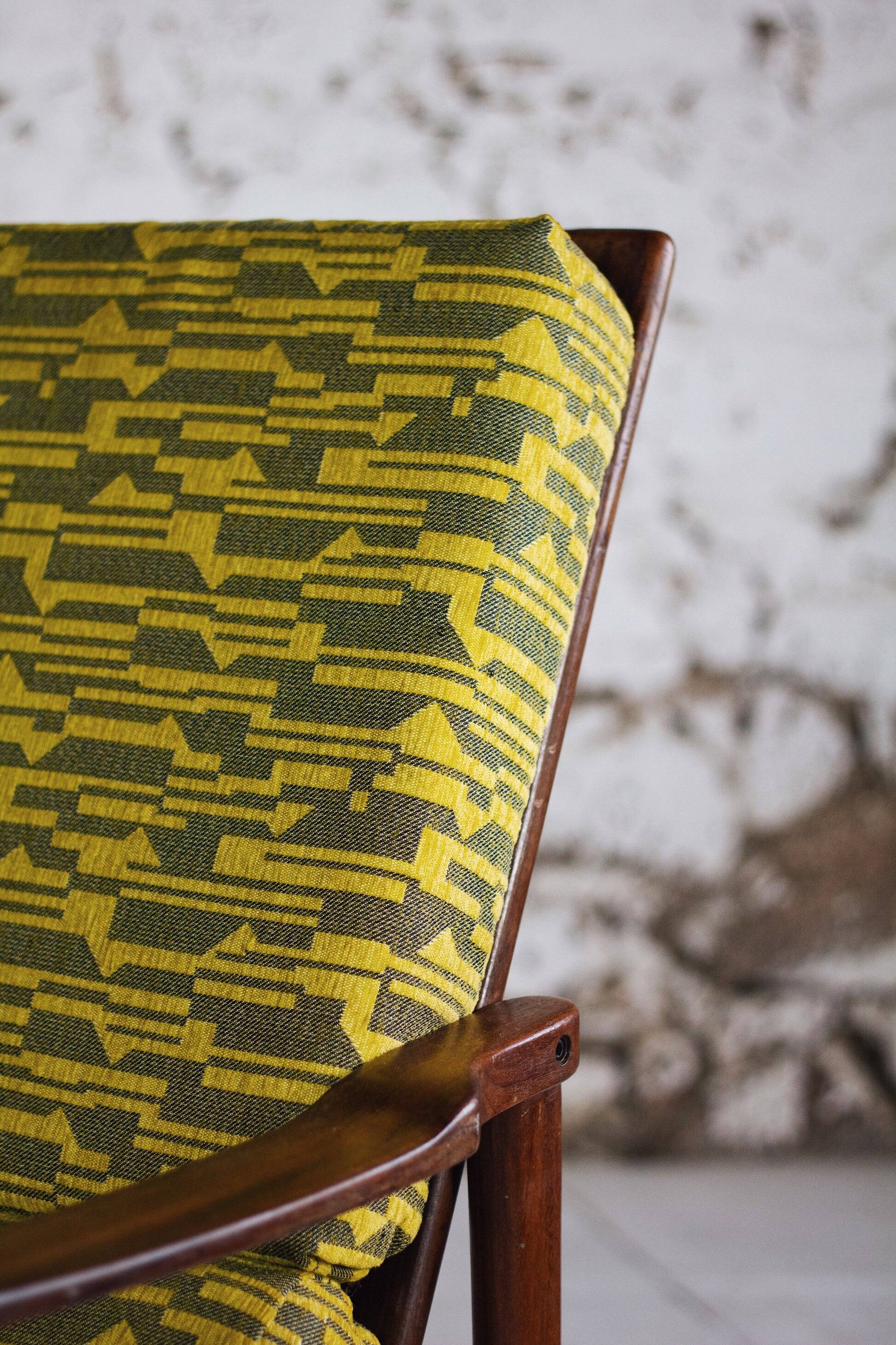 Fauteuil scandinave danois vintage en teck, 1960