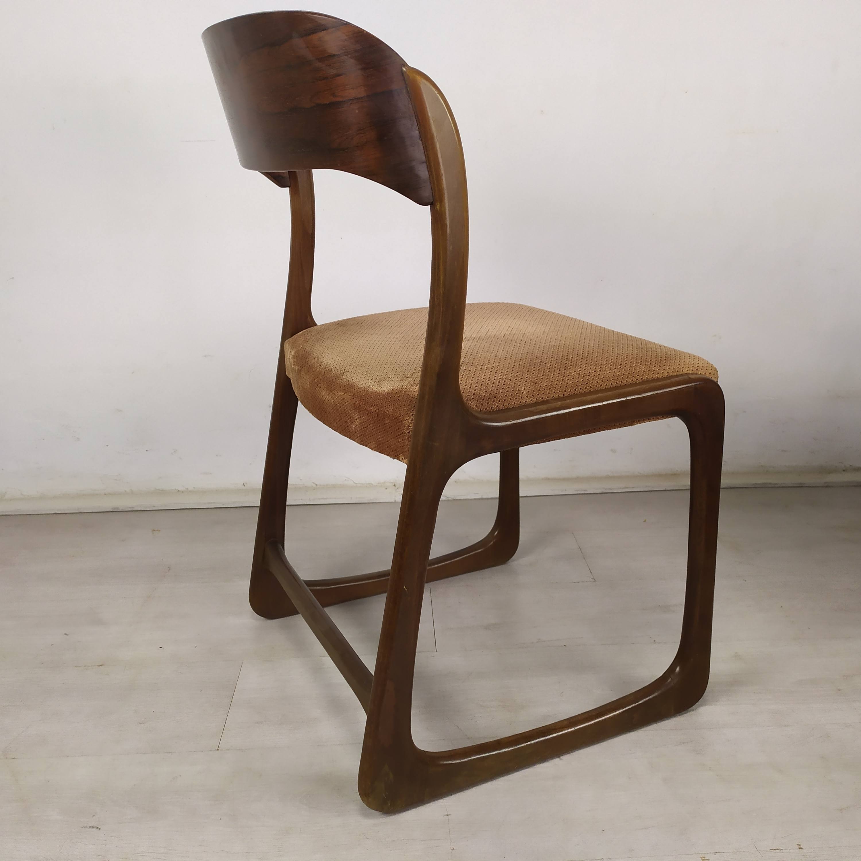 4 baumann sleigh chairs