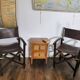 Fauteuil scénariste en cuir pliant