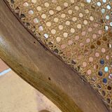 Louis XV style caned armchair