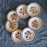 Assiettes plates porcelaine opaque HBCM