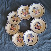 Assiettes plates porcelaine opaque HBCM