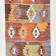3x10 Geometric Multicolor Turkish Kilim Runner Rug,Rug For Hallway,95x295Cm