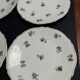 Dessert plates series of six Limoges Legrand porcelain