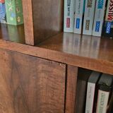 Low walnut Art Deco furniture