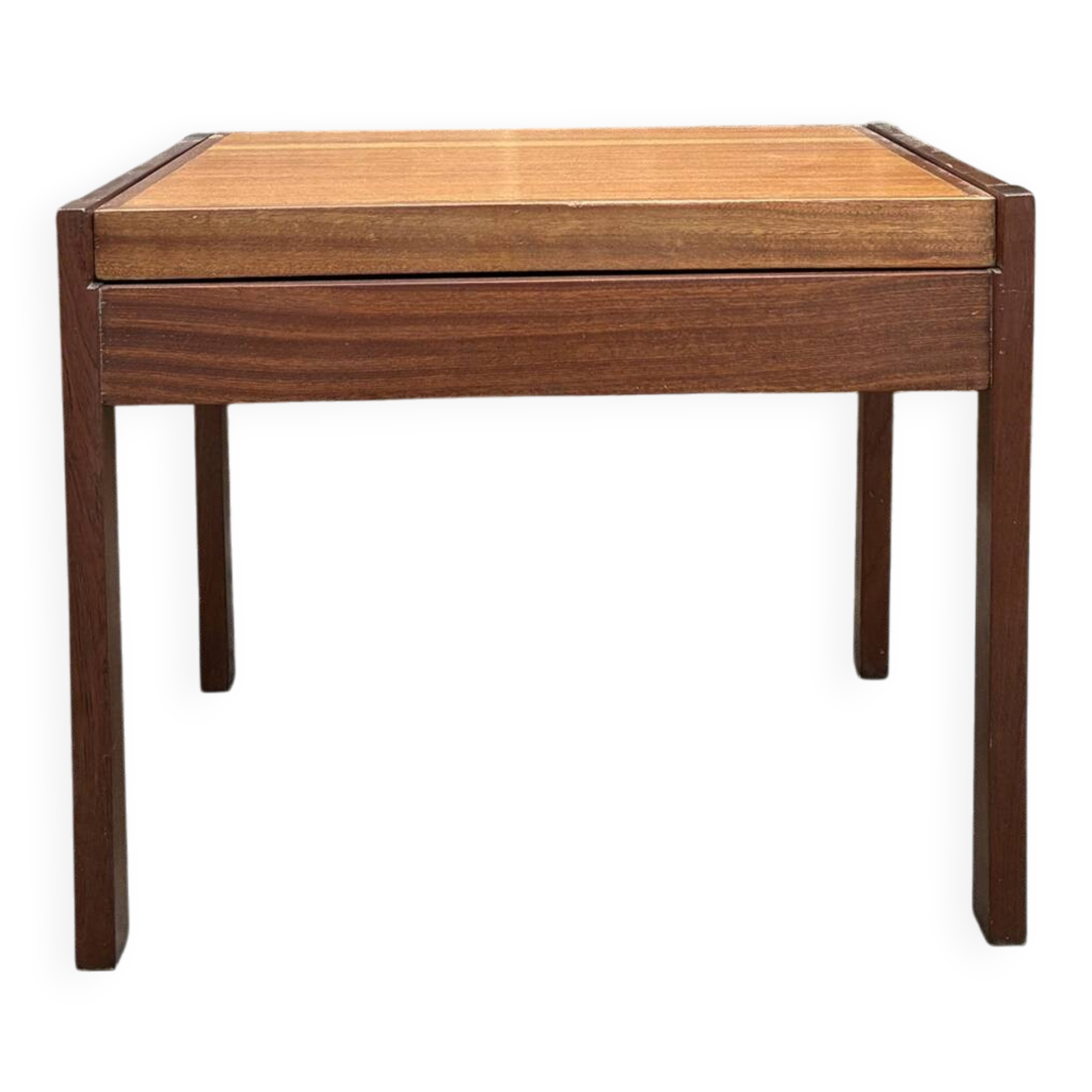 Side table - teak bedside table from the 1960s