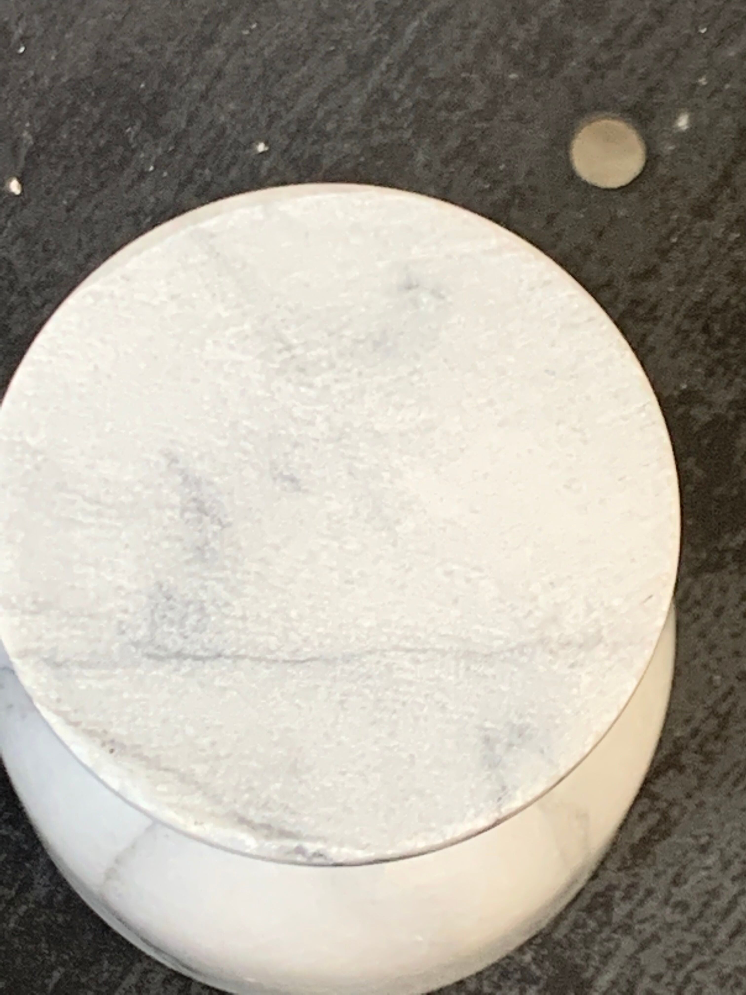 5 vintage marble coquetiers