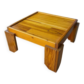 Table basse en pin années 80