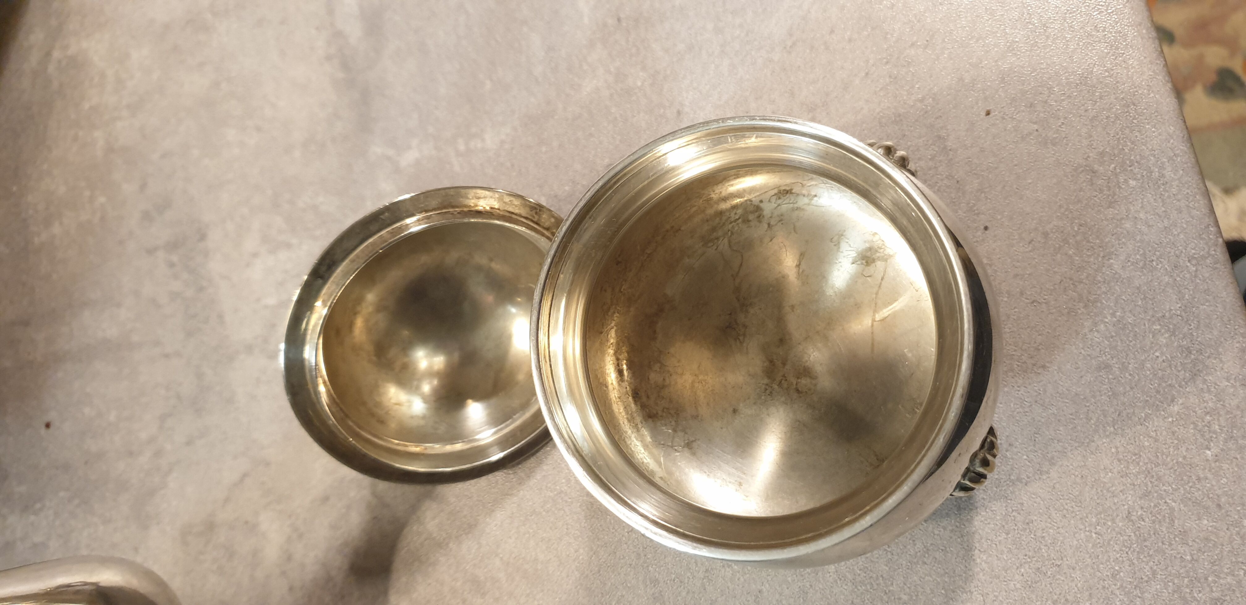 Coffee service in silver metal stamped Frionnet François,