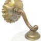 Vintage brass and glass sconces, 1930s, set of 2