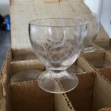 Set of 11 Bayel crystal goblets