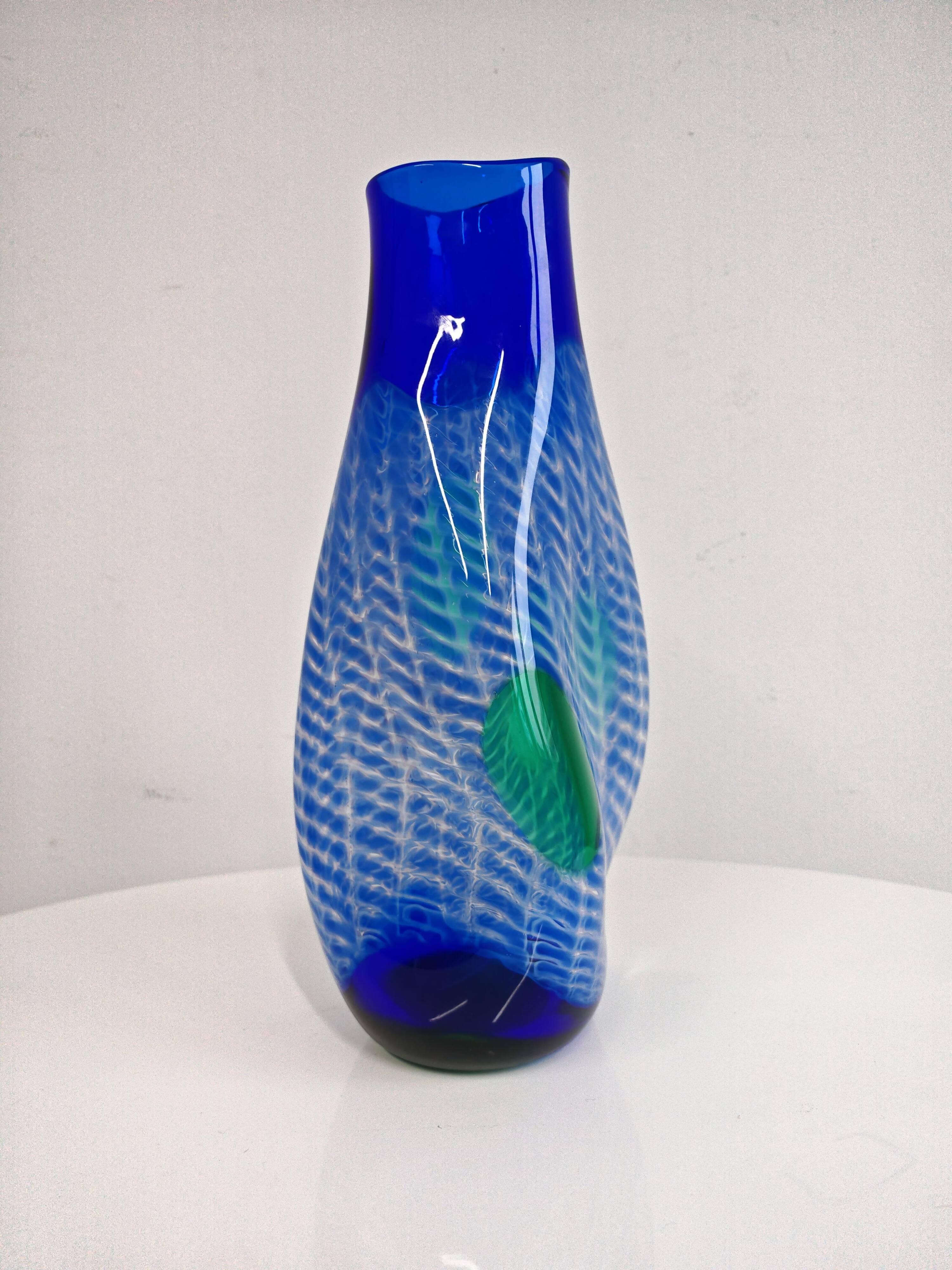 Murano glass vase by Archimede Seguso, limited edition.