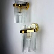 Paire de appliques murales Gaetano Sciolari pour Lightolier, Italie, vers 1970