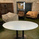 Oval dining table