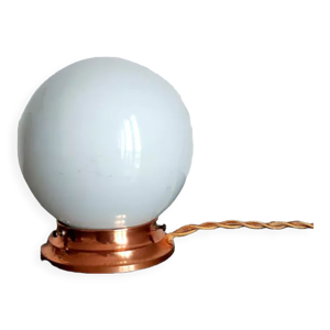 Lampe à poser opaline