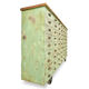 Antique goldsmith's workshop cabinet with 63 drawers (111 x 212cm x 37cm)