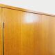 Vintage oak wardrobe from the 1960s.