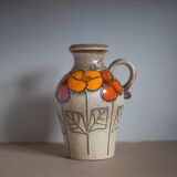 Scheurich ceramic vase Keramik West Germany, decorative vase, flower pot, handle vase, collectio