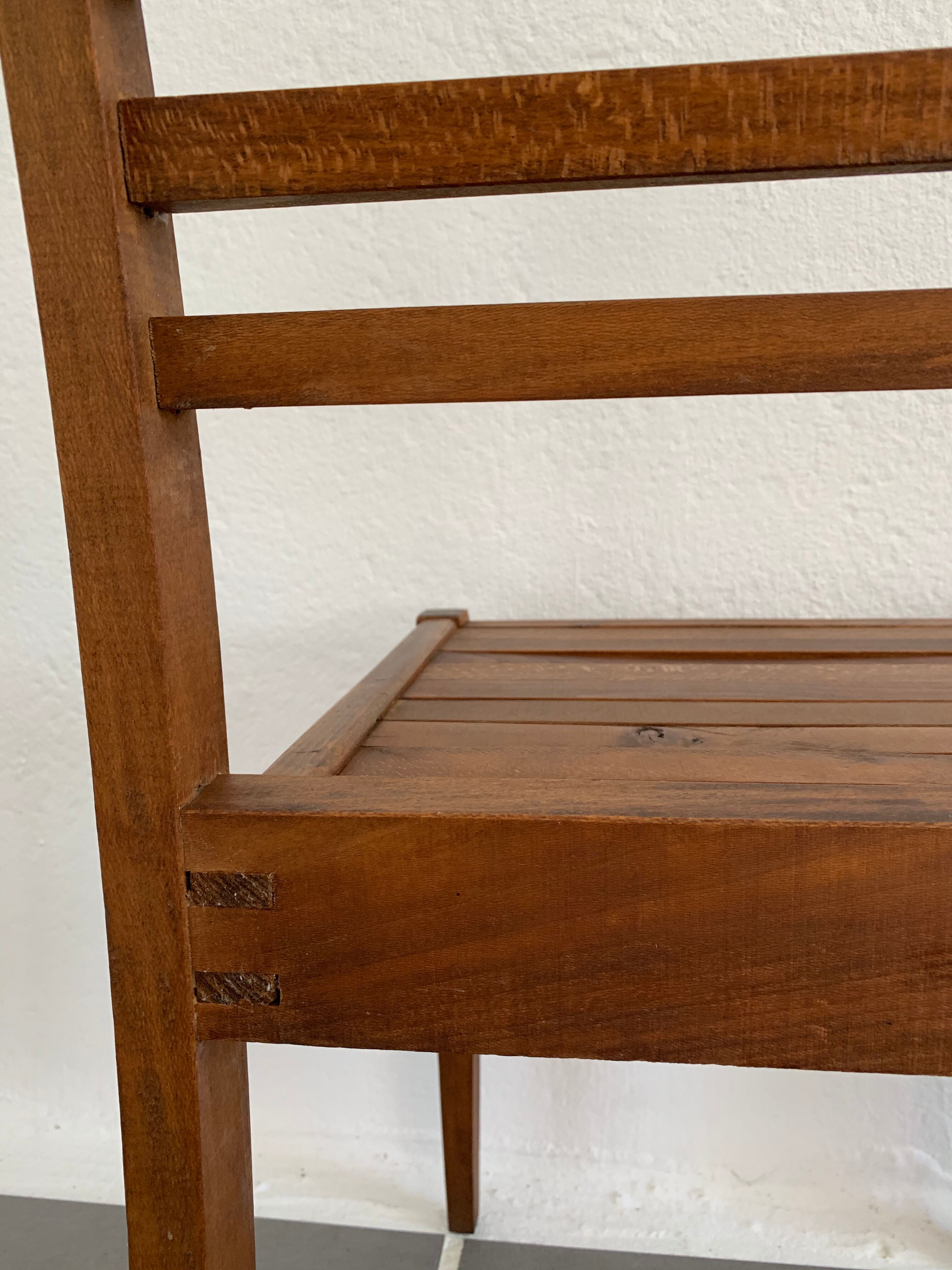 4 René Gabriel stackable chairs