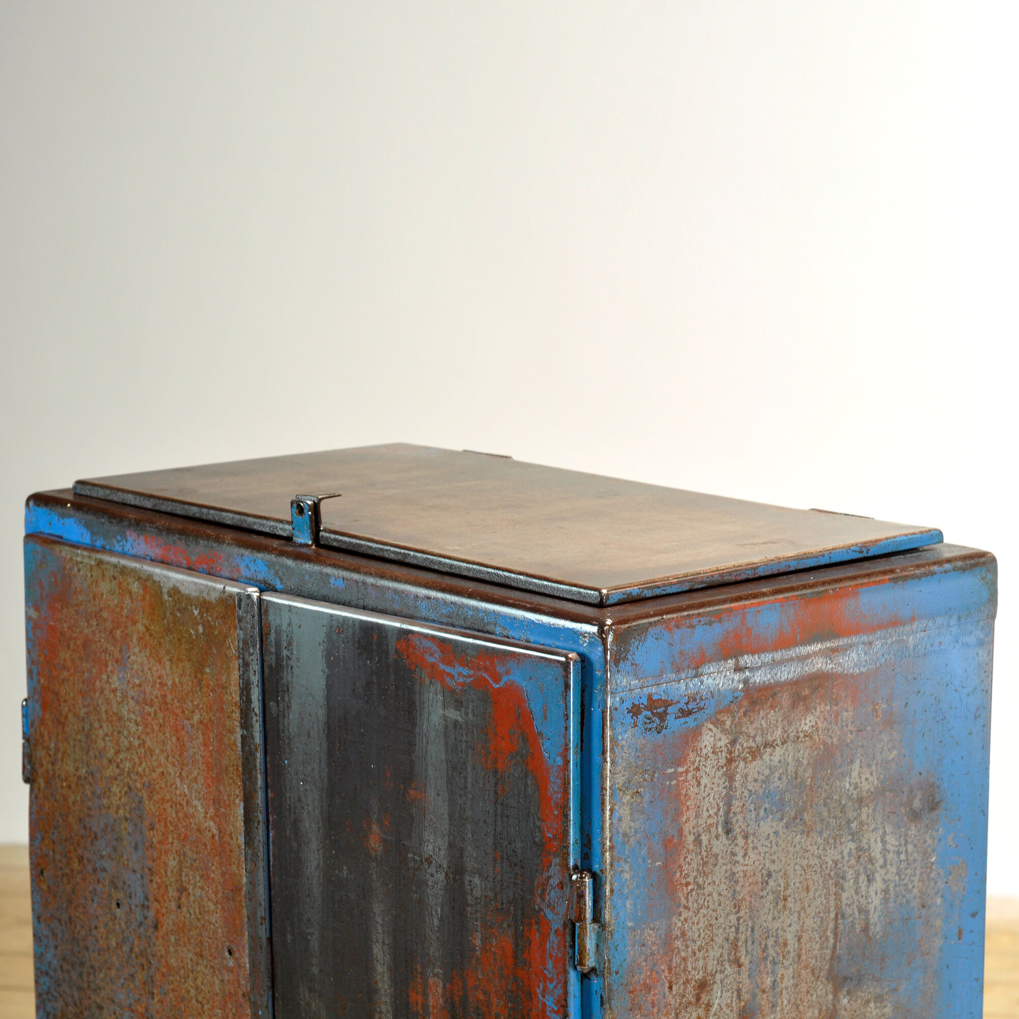 Iron industrial cabinet, 1970s