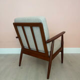 Danish midcentury teak easy chair by Getama