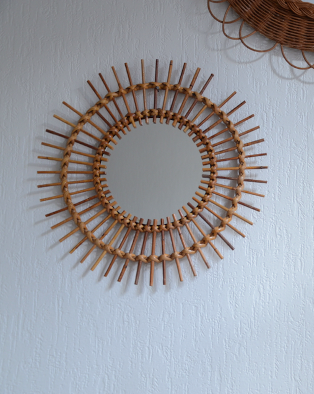 Mirror rattan