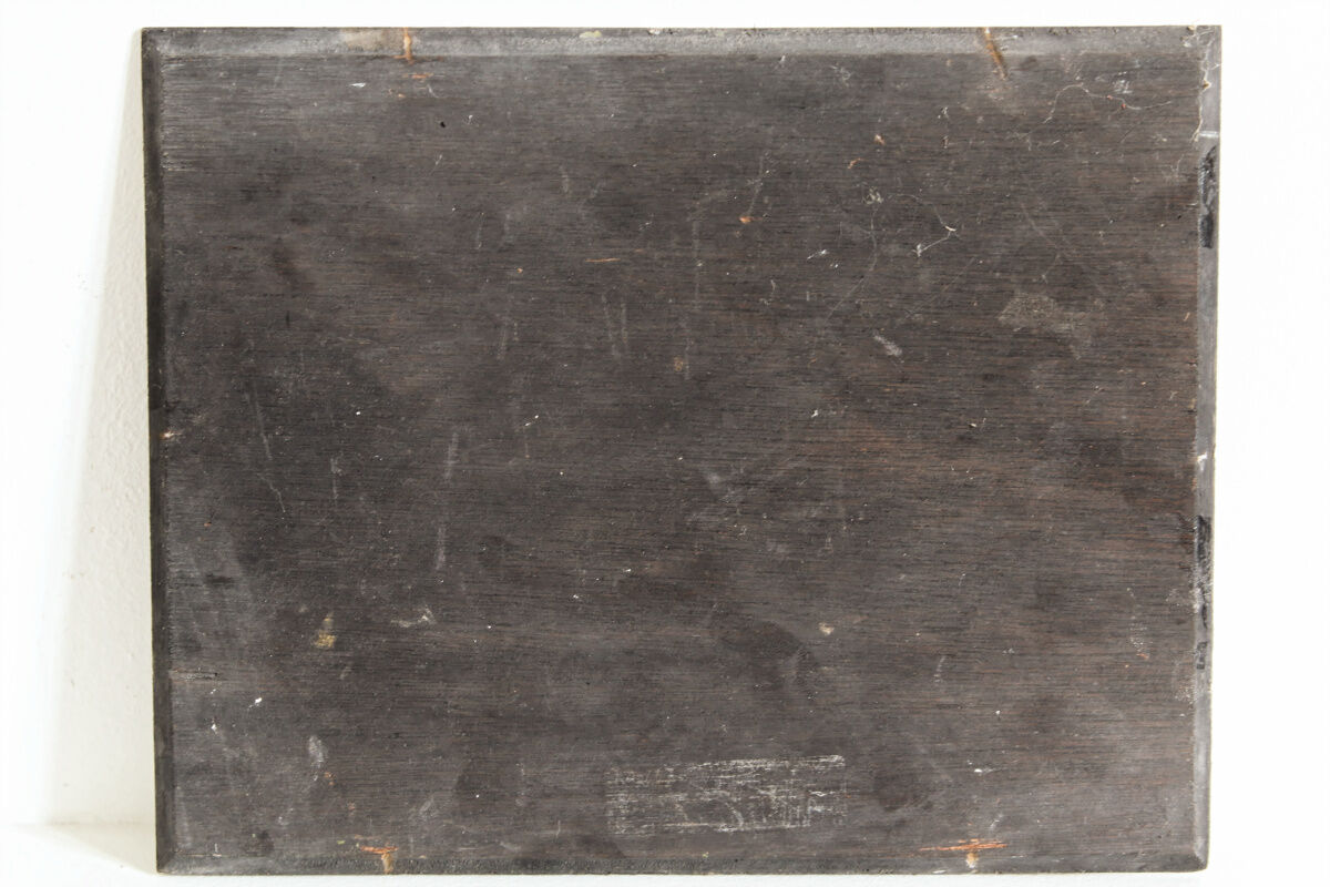 Oil on panel, nineteenth century