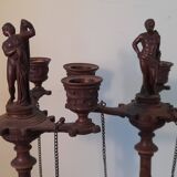 Napoleon III bronze candelabra