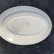 Set of two dishes, one with cakes and a hand-painted serving dish mill of wolves hamage Ceres