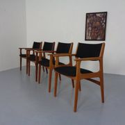 Mid-Century Danish Armchairs in Teak, 1960s, Set of 4