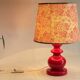LAMPE Céramique Mûriers ANNEES 70