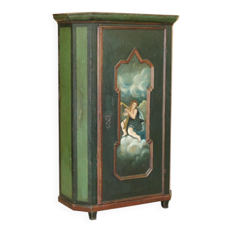 Hand-painted Swedish wardrobe circa 1800