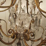 Bronze chandelier with tassels Louis XV, Louis XVI