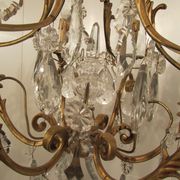 Bronze chandelier with tassels Louis XV, Louis XVI