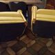 Pair of yellow armchairs