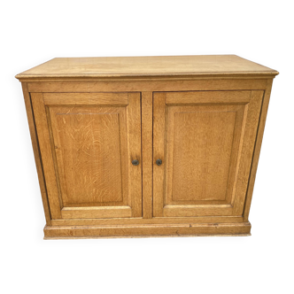 2-door storage unit in oak and oak veneer 50