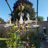 Golden chandelier