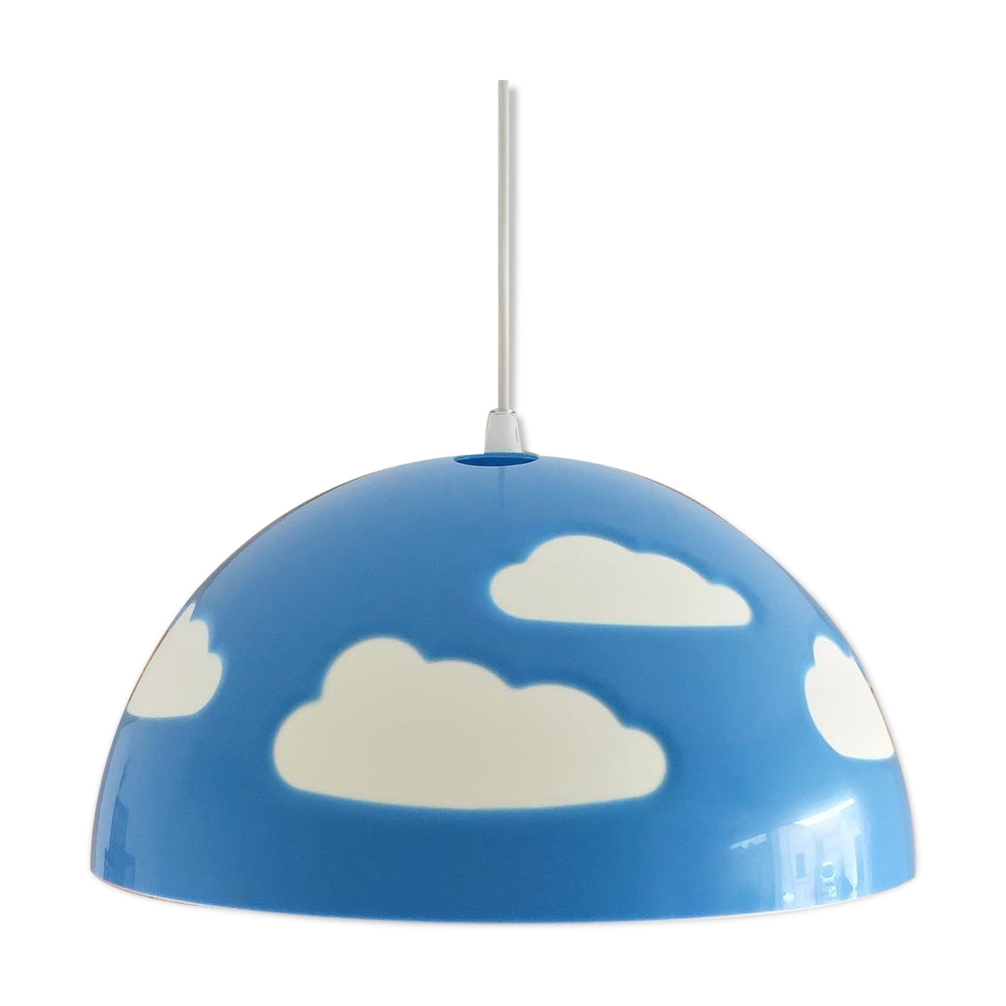 Vintage blue IKEA pendant lamp
