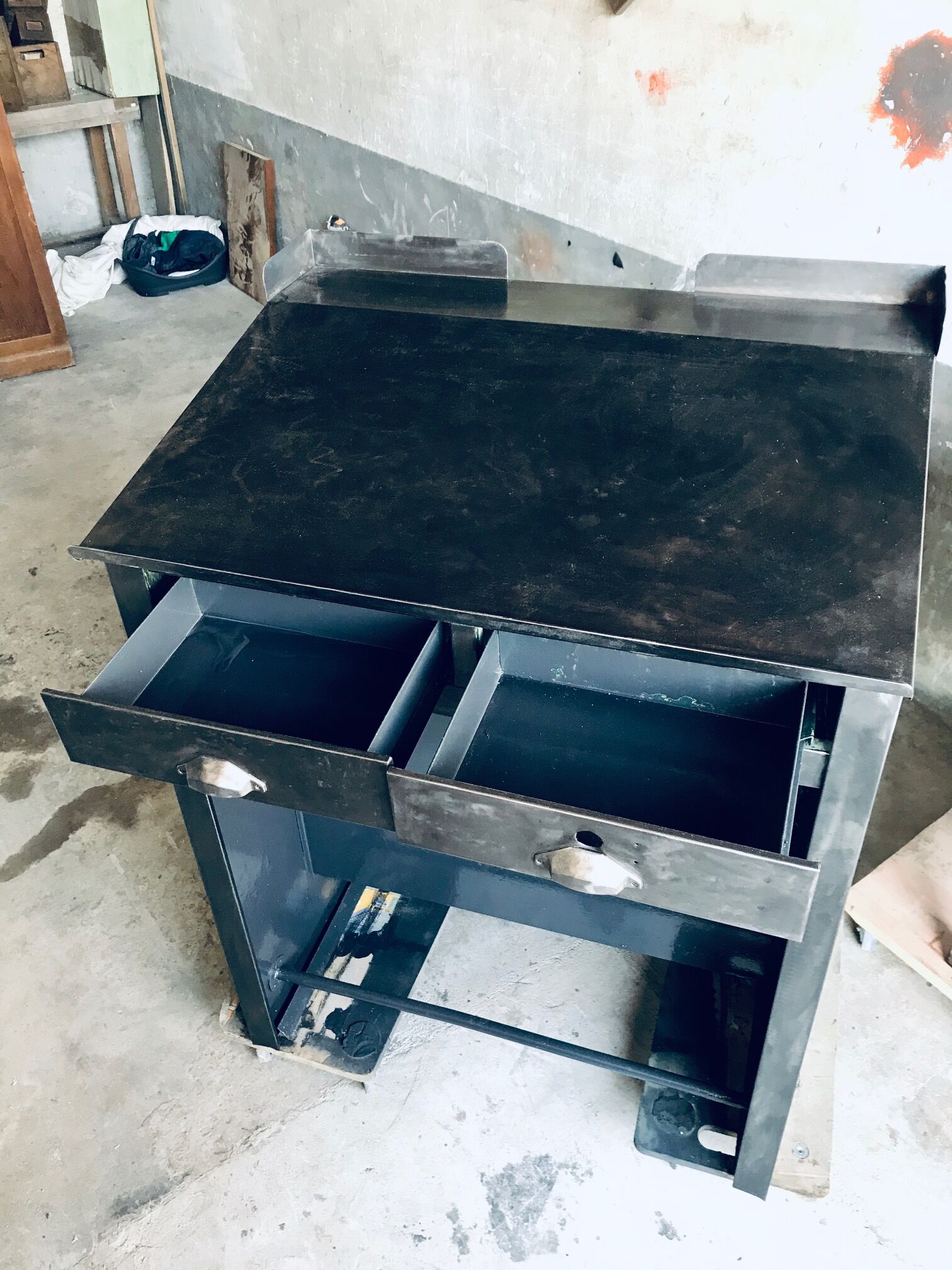 Furniture with plans and desk