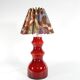 Scandinavian Modern Oxblood Red Table Lamp  by Gert Nyström for Hyllinge