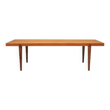 Table basse en teck, design danois, années 1970, fabricant : Severin Hansen