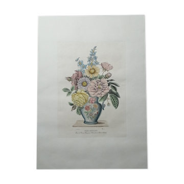 Lithographie par Prévost vase anglais
