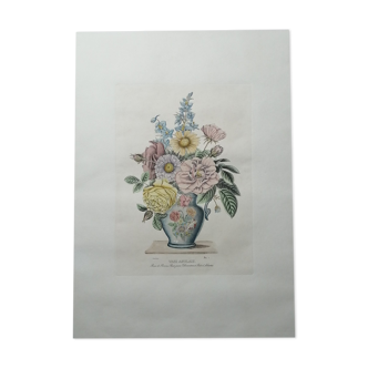 Lithographie par Prévost vase anglais