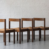 Set of 4 dining chairs by Gerard Geytenbeek for AZS Furniture, Dutch design 1960’s