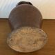 Brown ceramic stoneware pitcher / jug