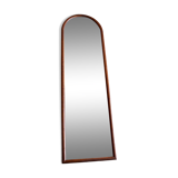 Large vintage wooden wall mirror